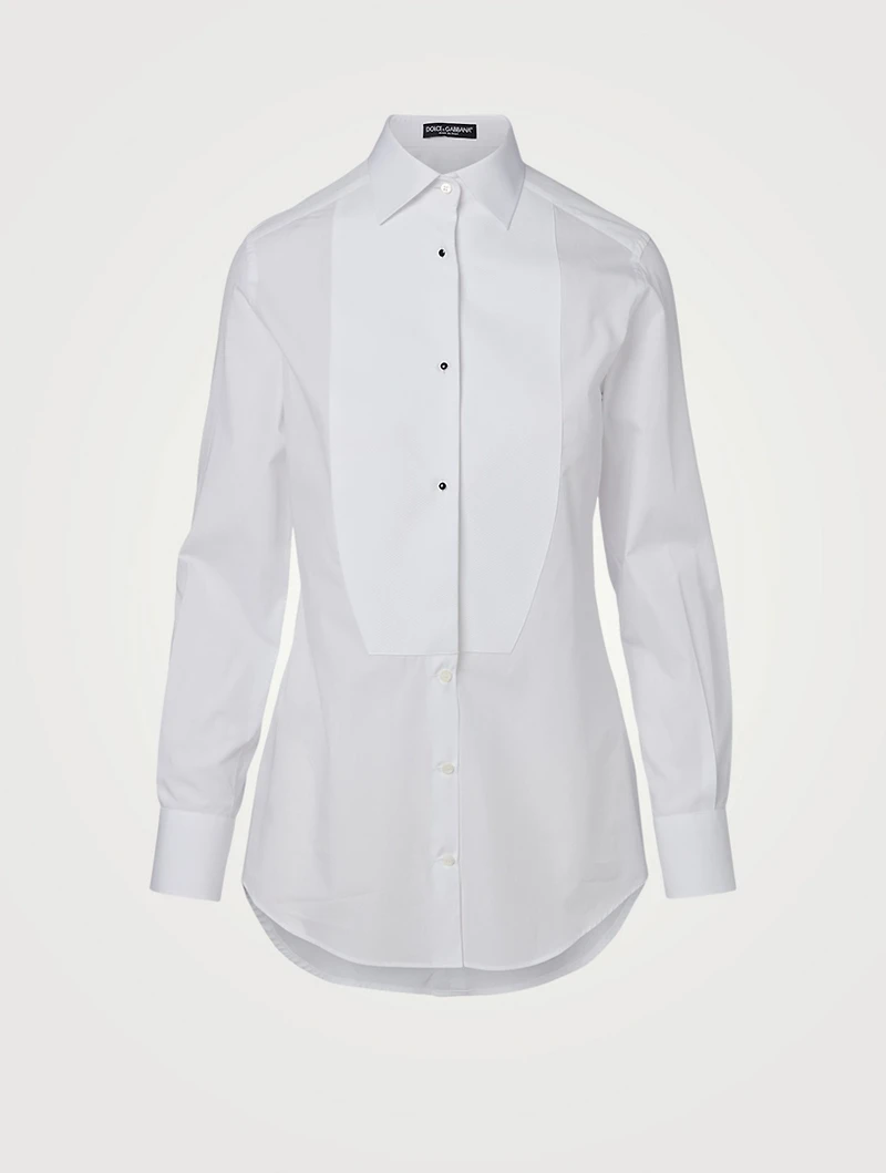 Poplin Tuxedo Shirt