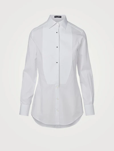 Poplin Tuxedo Shirt