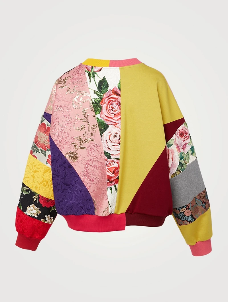 Patchwork Jersey Sweatshirt