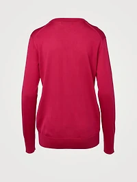 Silk V-Neck Sweater