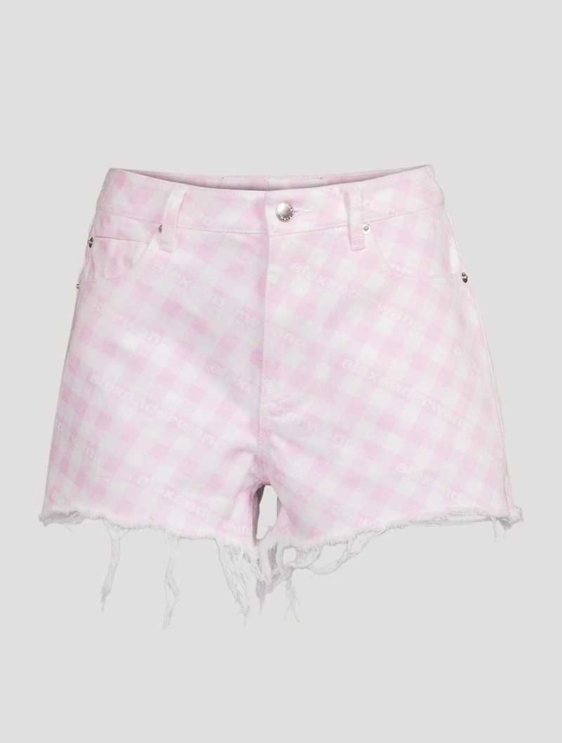 Bite Shorts Gingham Print
