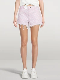 Bite Shorts Gingham Print