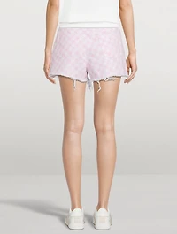 Bite Shorts Gingham Print