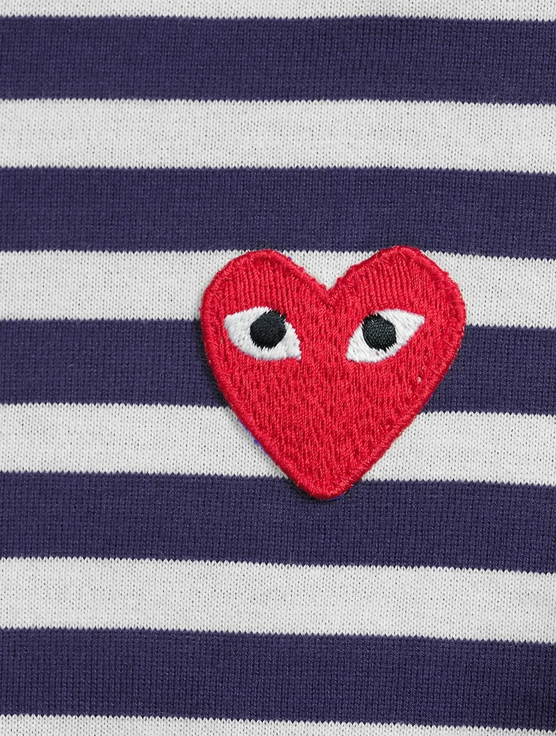 Heart Long-Sleeve T-Shirt Stripe