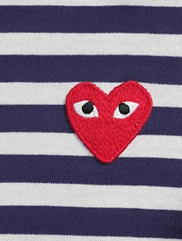 Heart Long-Sleeve T-Shirt Stripe