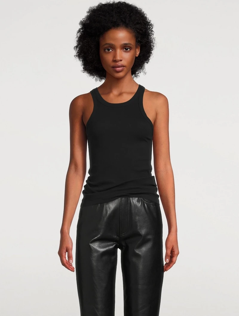 Curved Rib Tank Top