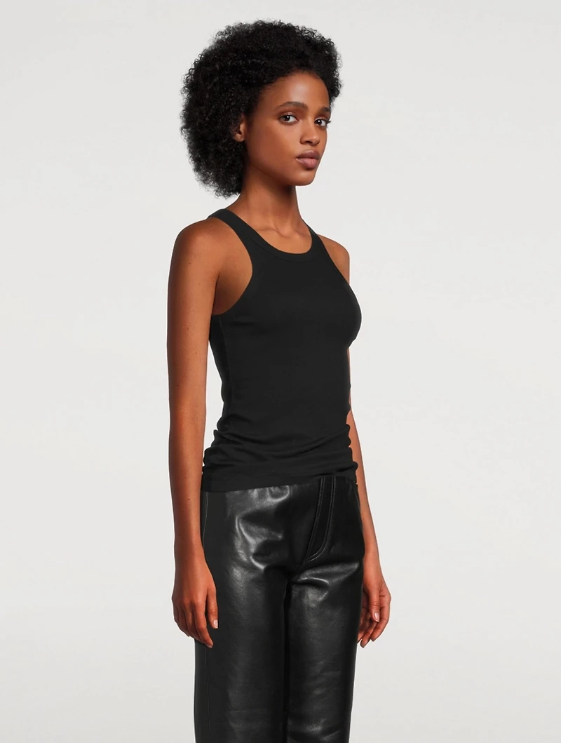 Curved Rib Tank Top