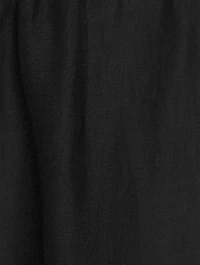 Linen Stretch Wide Pants