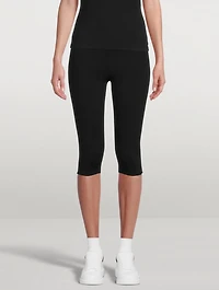 Compact Knit Cropped Leggings