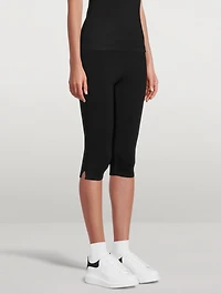 Compact Knit Cropped Leggings