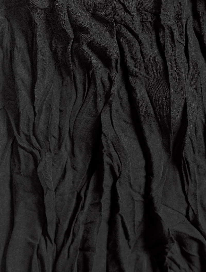Silk Crinkled Cami Top