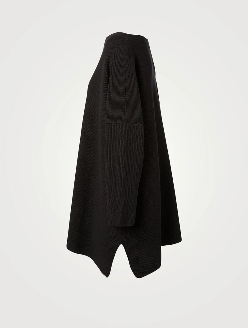 Cotton Boxy Top With Slim-Sleeves