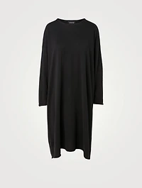 Silk And Cashmere A-Line Dress