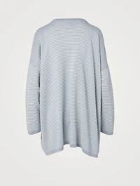 Silk Roundneck Long Sweater