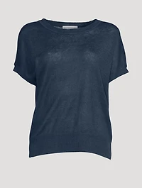 Linen Short-Sleeve T-Shirt