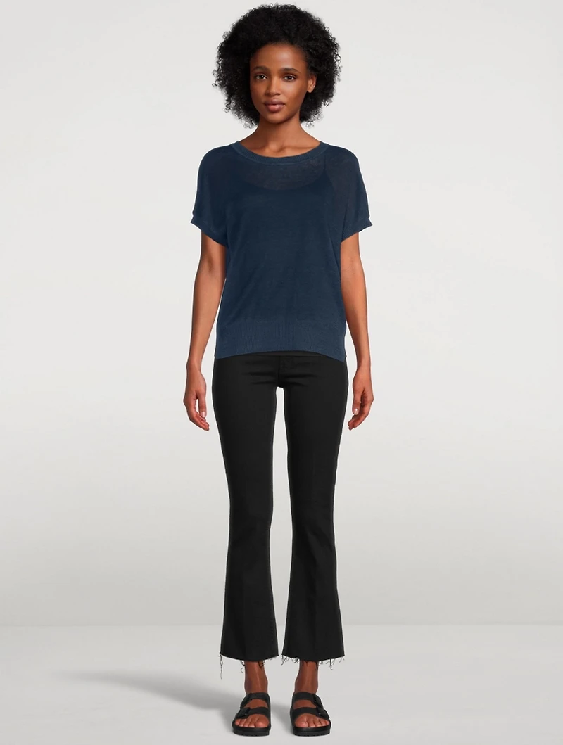 Linen Short-Sleeve T-Shirt