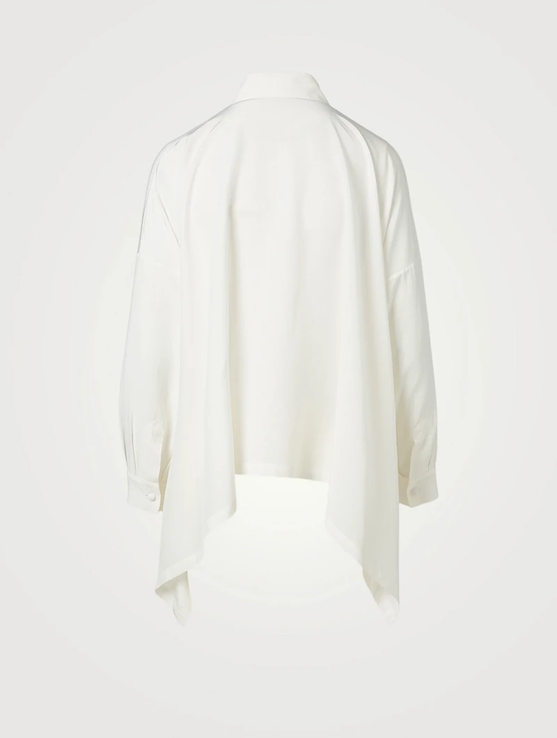 Silk A-Line Shirt