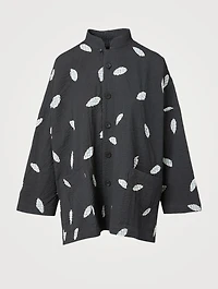 Shibori Cotton Long Jacket