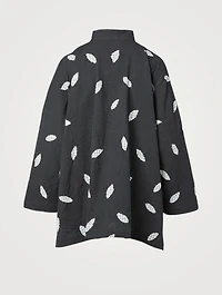 Shibori Cotton Long Jacket