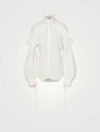 Albertine High-Neck Blouse