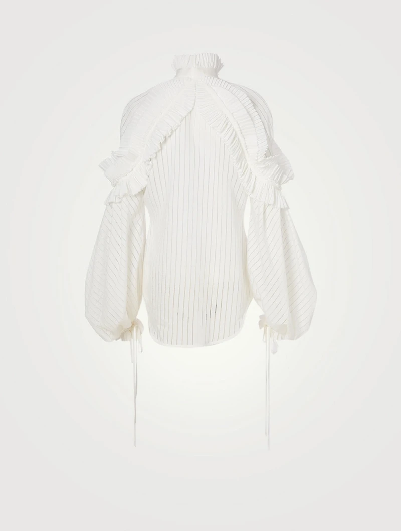Albertine High-Neck Blouse