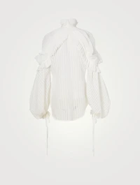 Albertine High-Neck Blouse