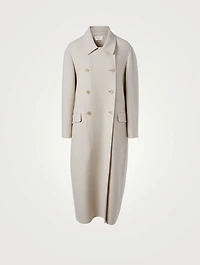 Dilona Brushed Cashmere Long Coat