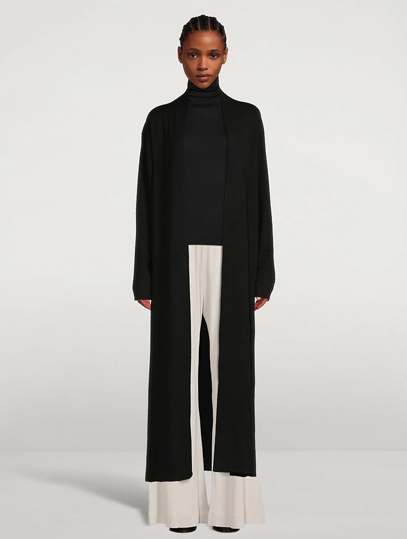 Christobel Cashmere And Silk Long Cardigan