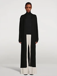 Christobel Cashmere And Silk Long Cardigan