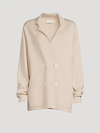 Chopok Wool And Silk Oversized Blazer