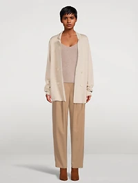 Chopok Wool And Silk Oversized Blazer