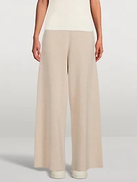 Chuk Wool And Silk Wide-Leg Pants