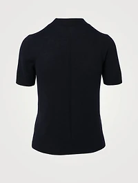 Carbo Cashmere Short-Sleeve Sweater