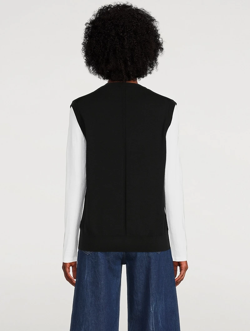 Cremona Wool And Cashmere Sweater Vest