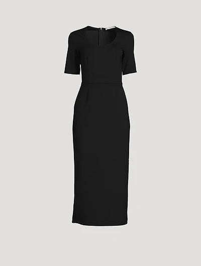Calama Scuba Midi Dress