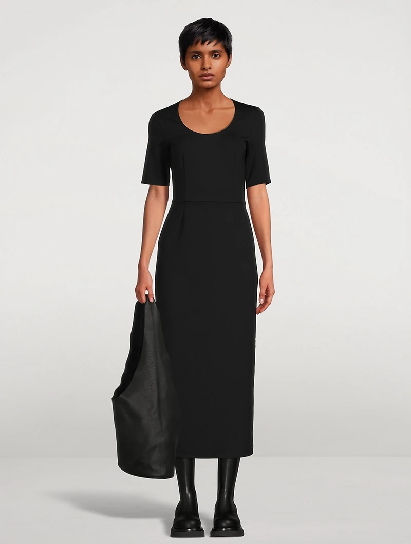 Calama Scuba Midi Dress