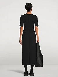 Calama Scuba Midi Dress