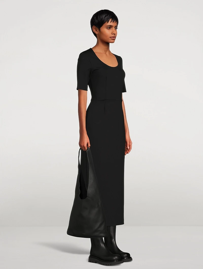 Calama Scuba Midi Dress