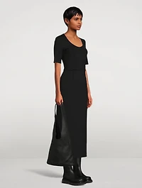 Calama Scuba Midi Dress