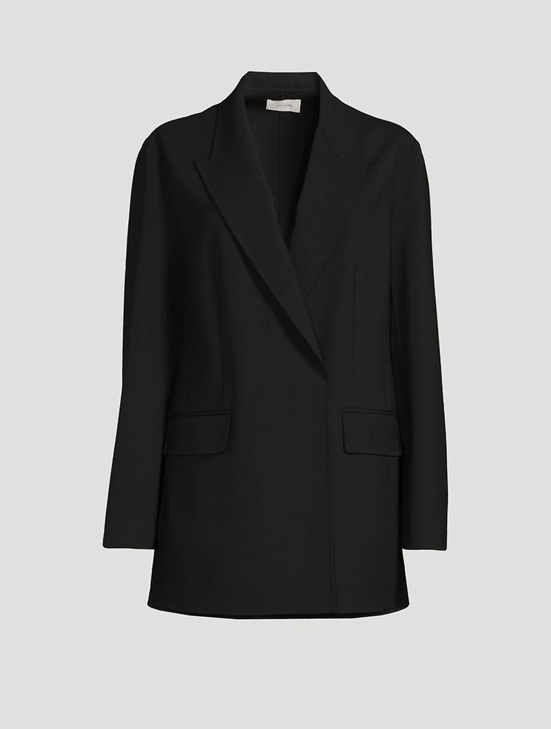 Tristan Wool Double-Breasted Blazer