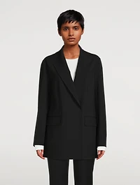Tristan Wool Double-Breasted Blazer