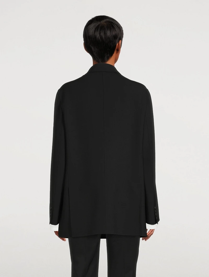 Tristan Wool Double-Breasted Blazer
