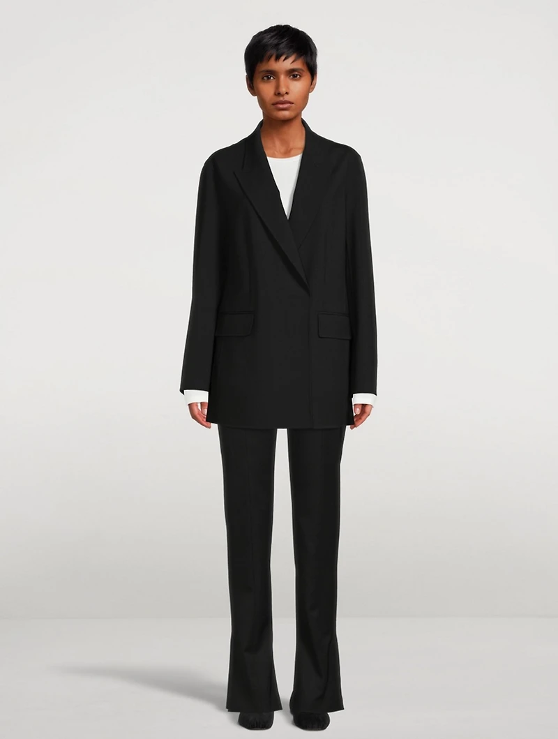 Tristan Wool Double-Breasted Blazer