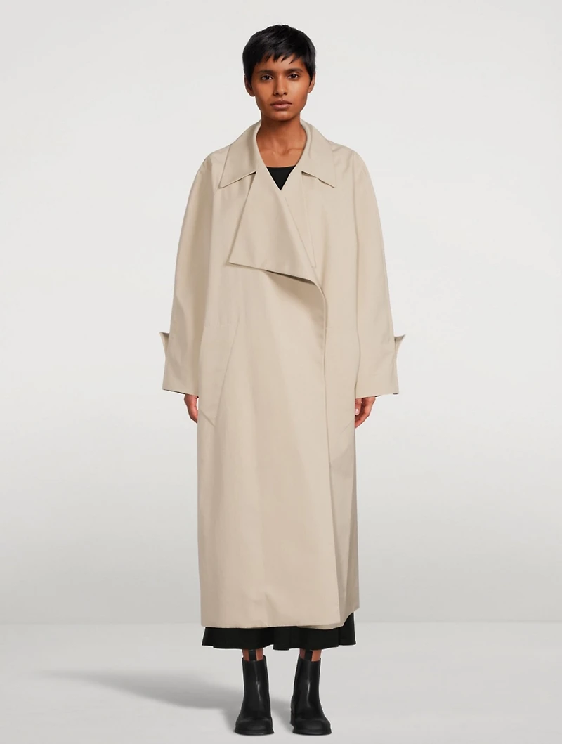 Au Cotton Belted Coat
