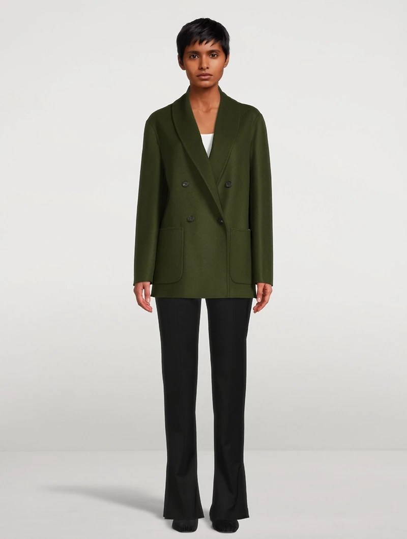 Sai Cashmere Double-Breasted Blazer
