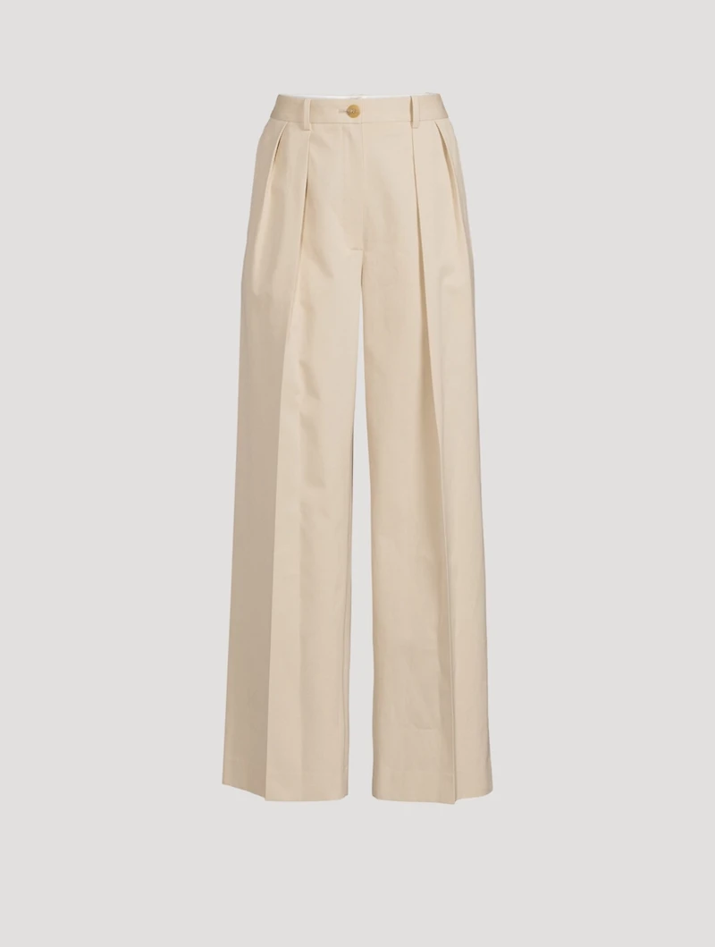 Igor Cotton Loose-Leg Pants