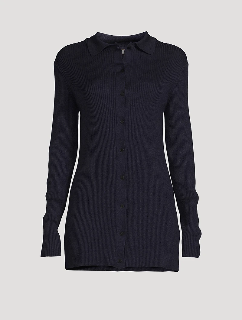 Callisto Silk And Cotton Knit Top
