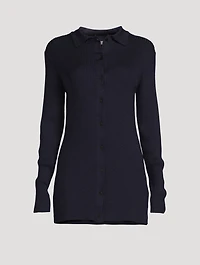 Callisto Silk And Cotton Knit Top