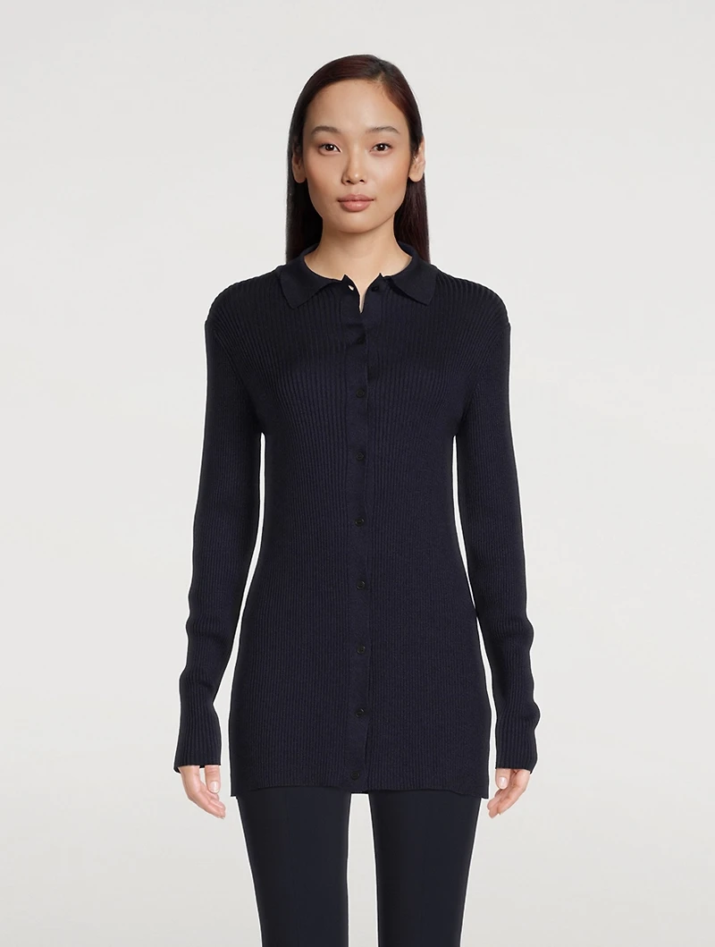 Callisto Silk And Cotton Knit Top