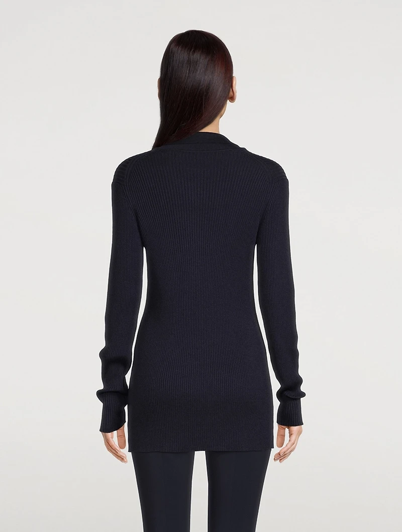 Callisto Silk And Cotton Knit Top